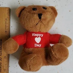 Valentine's Day Sweetheart Adorable Plush teddy bear heart ❤